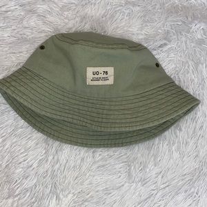 Green UO bucket hat